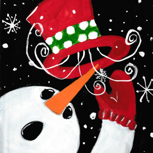 Snowman Loses His Hat